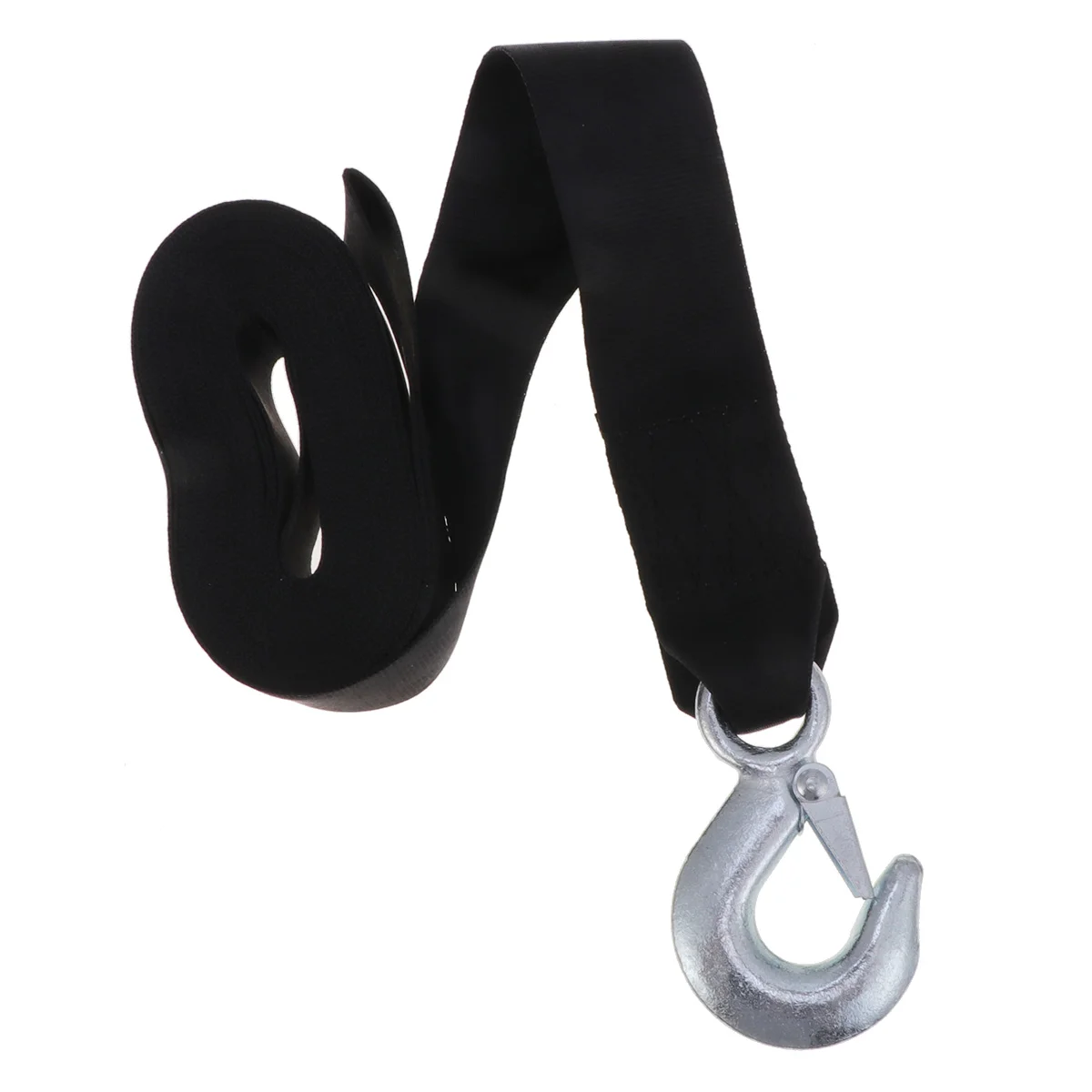 

1 Set 6m 2 Ton Car Trailer Rope Practical Outdoor Emergency Kit Nylon Tow Rope Winch Strap Car Trailer with Snap Hook