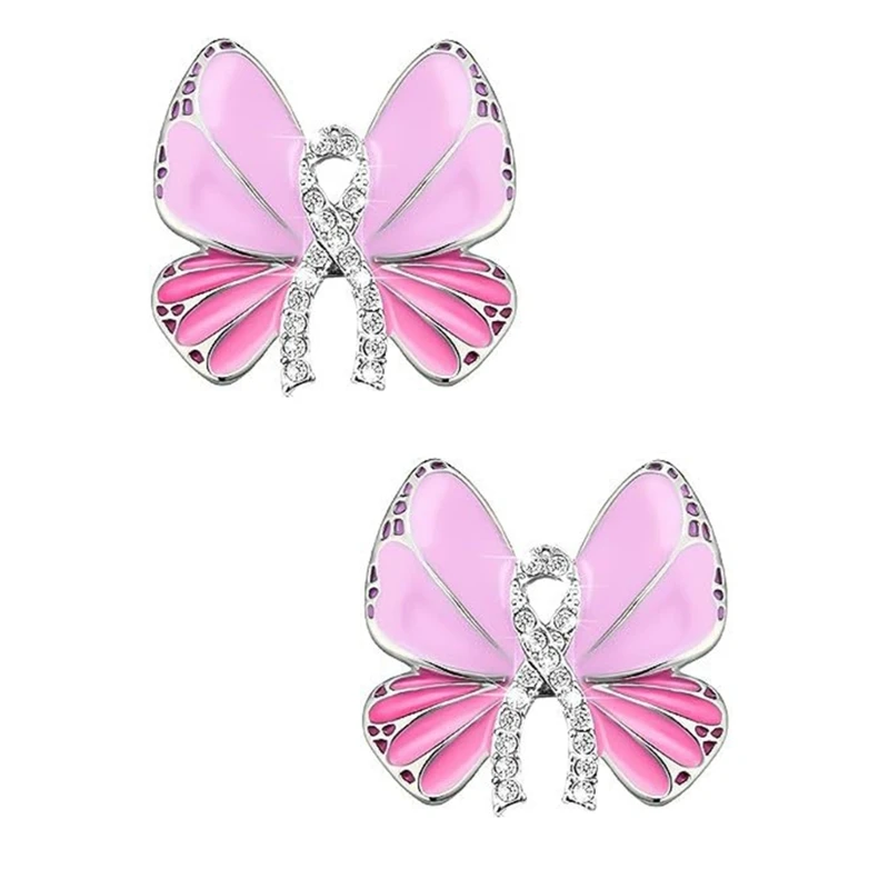 1/10 шт. брошь с розовой лентой булавки для осведомленности о раке молочной железы