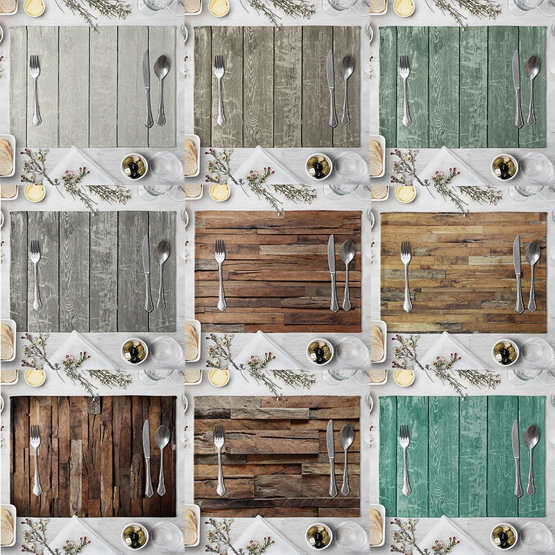 Искусственная фотография дерева коврик для обеденного стола журнальных столов