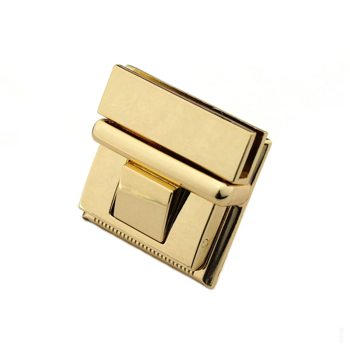 Металлический замок с нажимным замком модный квадратный прочный сделай сам для