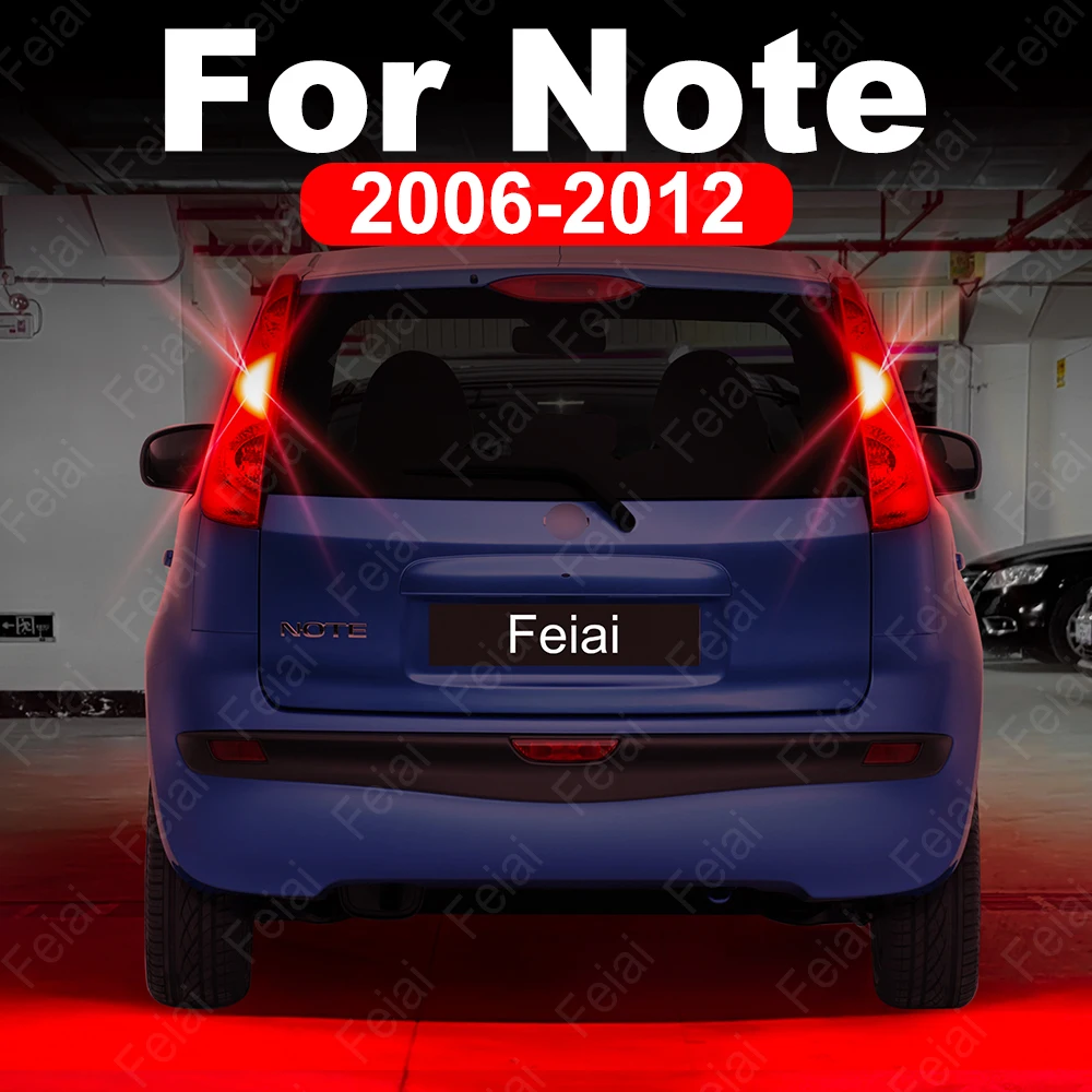 

Светодиодные стоп-сигналы, стоп-сигналы для Nissan Note E11 2006 2007 2008 2009 2010 2011 2012, аксессуары для нот, светодиодная стробоскопическая лампа-вспышка