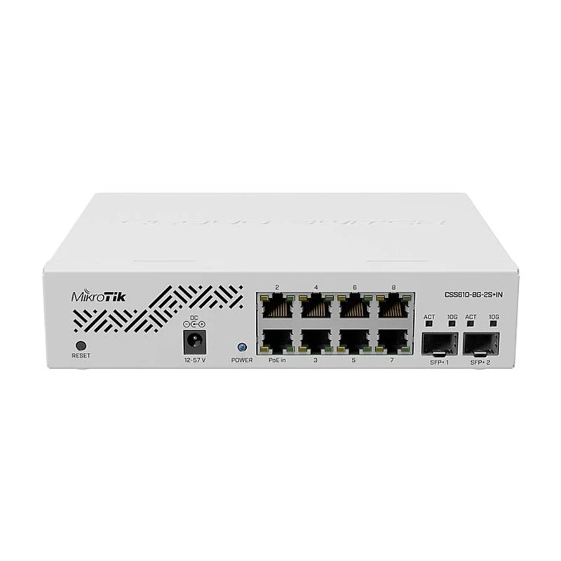 

Mikrotik CSS610-8G-2S In Intelligent Network Management Switch 20000 Gigabit Optical Port 8,000 Gigabit Electrical Port