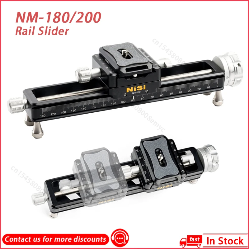 

Nisi NM-180 рельсовый слайдер для макросъемки Запись видео дорожка портативный Рабочий стол для съемки слайд рельс 1/4 винт для DSLR камеры