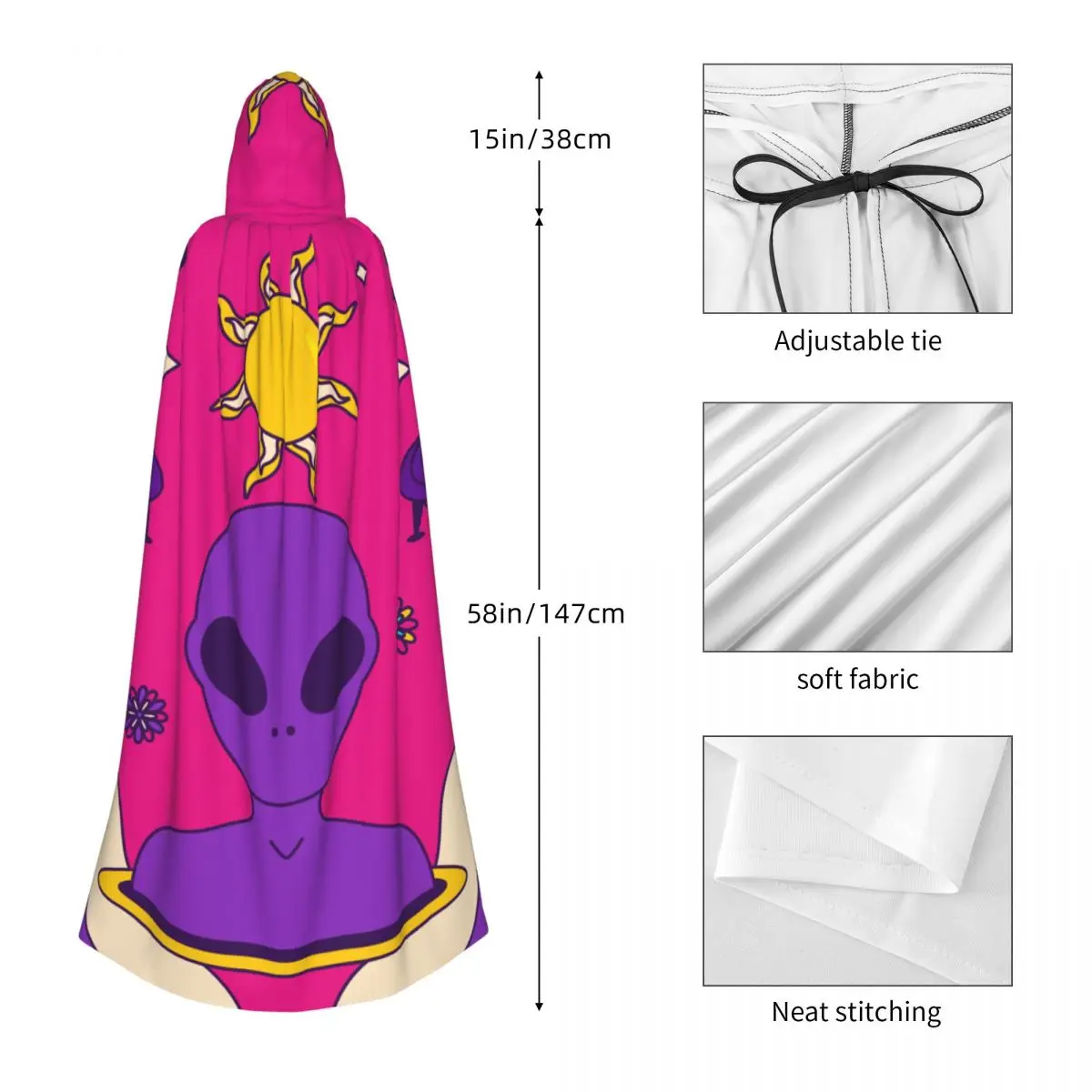 Накидка с капюшоном для косплея