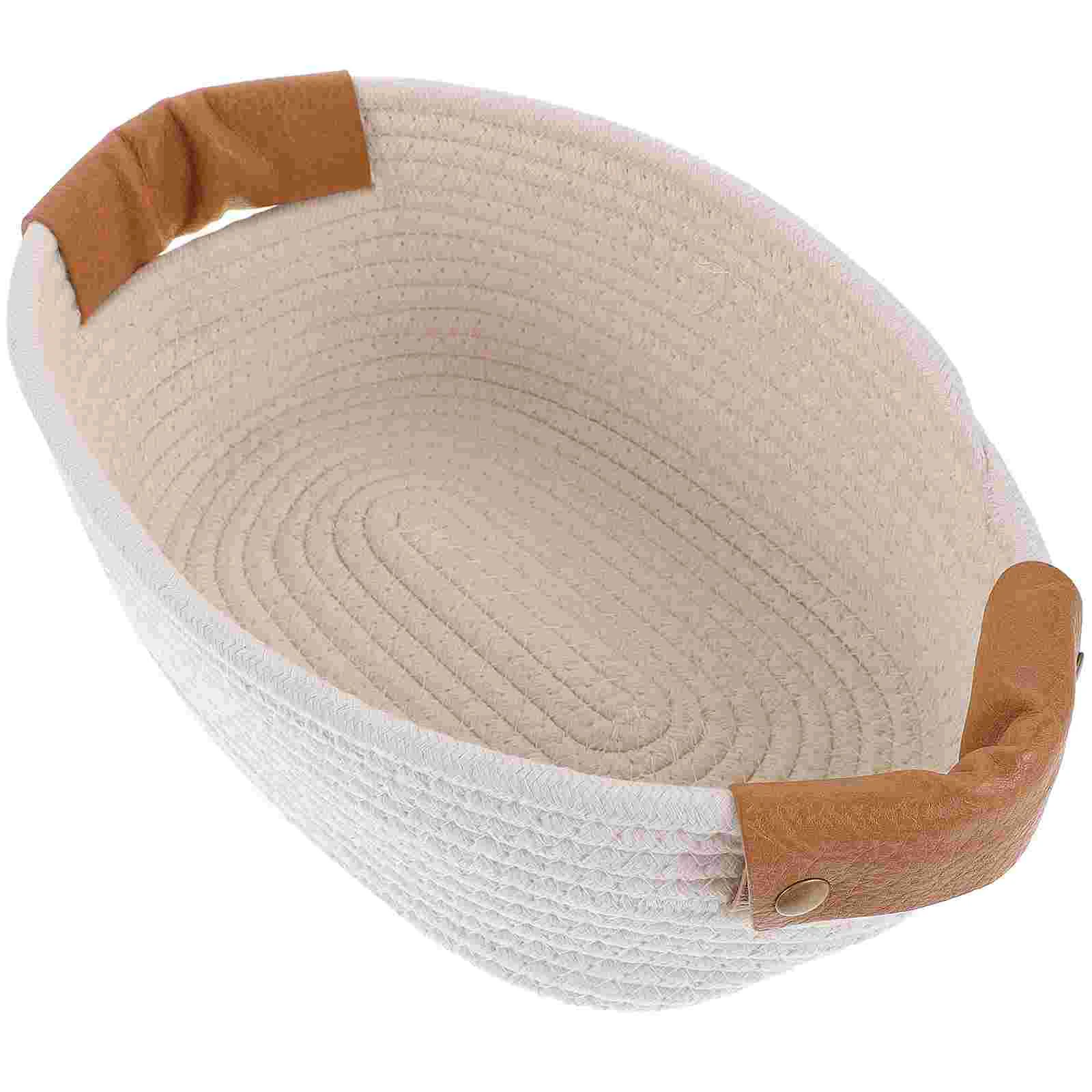 

Cotton Rope Storage Basket Desktop Basket Desktop Decor Toy Nursery Baskets Storage Small Baskets Baby Home Storage Baskets