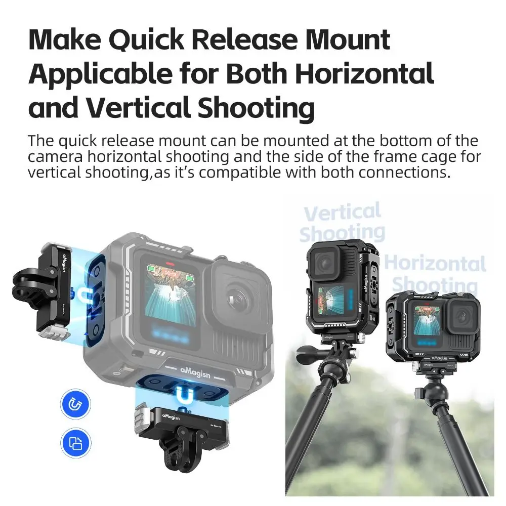 Защитный чехол из алюминиевого сплава для GoPro Hero 13 12 11 10 9