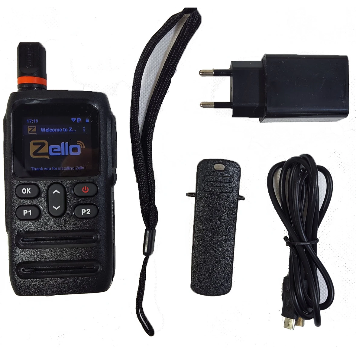 Zello 4G Android Walkie Talkie Handy WIFI GPS Sim Card Bluetooth Mobile Ham Radio 100km Two Way Radio 5000Km