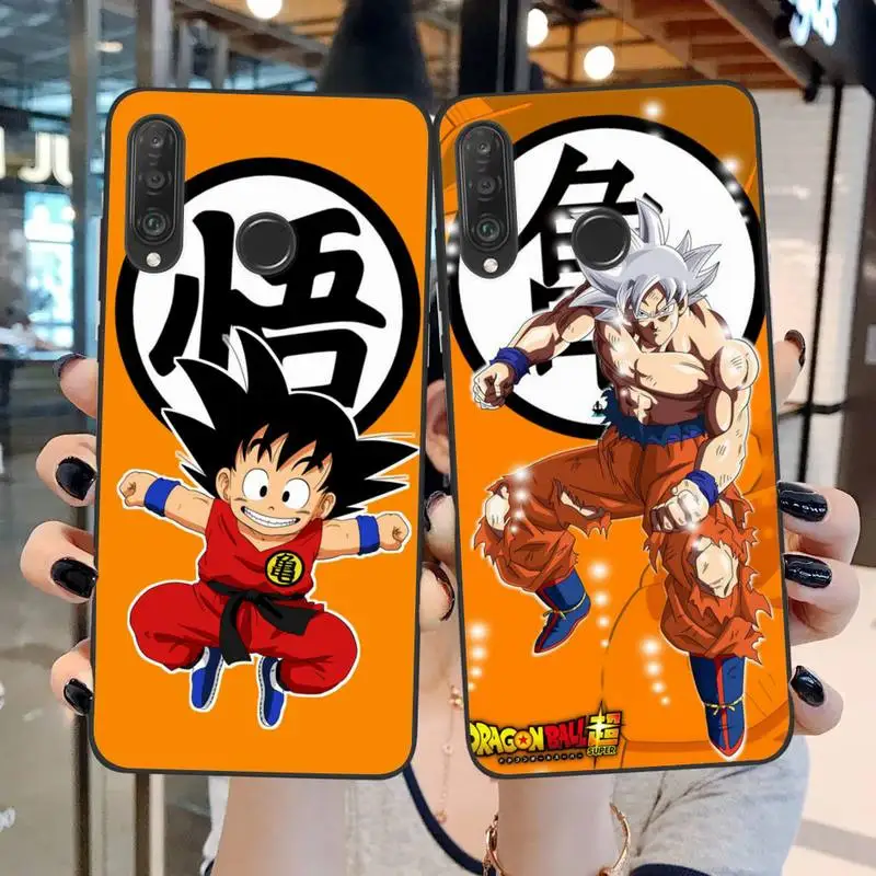 Custodia per telefono Dragon Ball Z Goku per Huawei P20 P30 P40 P50 Lite E P Mate 50 40 30 20 Pro