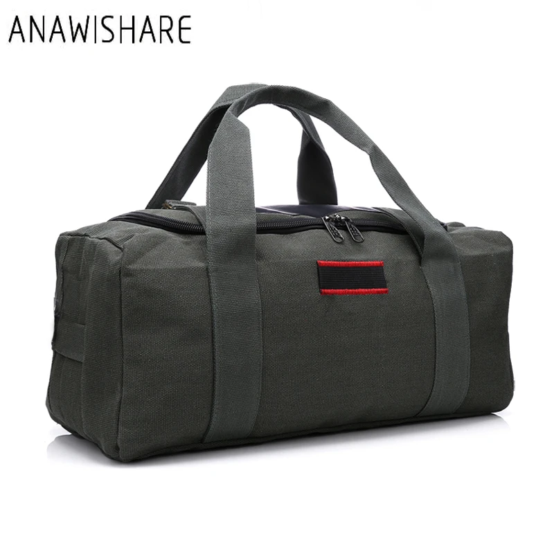 

ANAWISHARE Men Travel Bags Large Women Luggage Travel Duffle Bags Canvas Daily Travel Handbag Bag Shoulder Bag Bolso Deporte