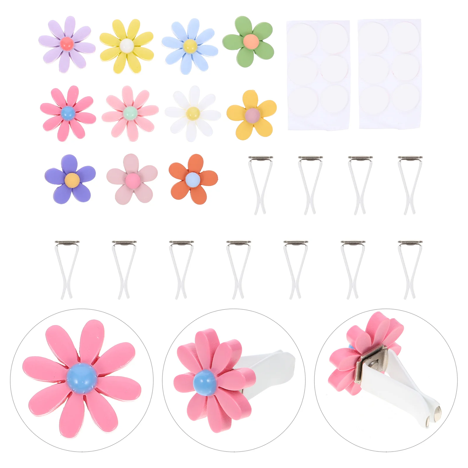 

Car Clip Air Vent Diffuser Interior Flower Fragrance Aromatherapy Oil Conditioning Outlet Aroma Ornament Cute Essential