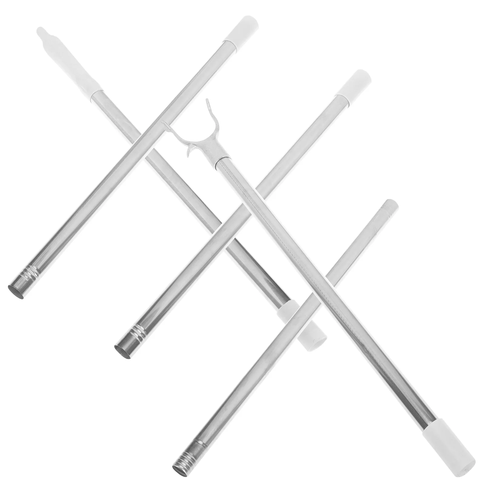 

Retractable Clothesline Drying Pole Balcony Poles Detachable Rod Plastic Reaching Household Adjustable