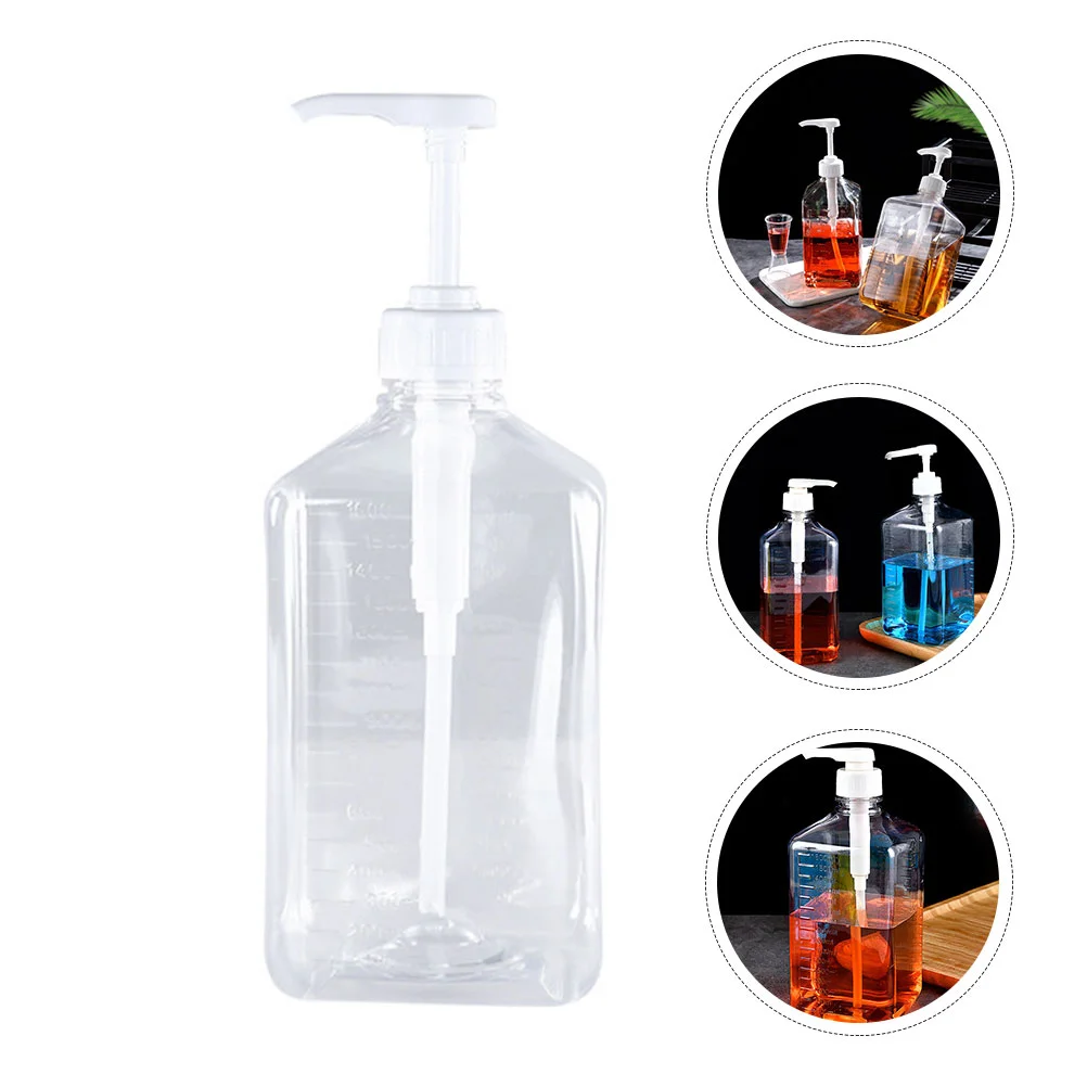 

1Pc Convenient Leakproof Visible Squirt Bottle Squeeze Bottle for Kitchen Tea Shop