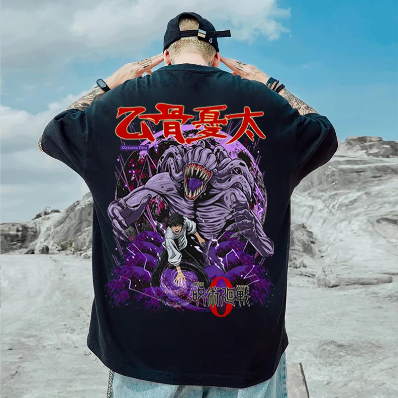

anime Shirts Jujutsu Kaisen Anime T Shirt for Men women T Shirt Graphic Summer Cotton Tee Shirt Black Shirts