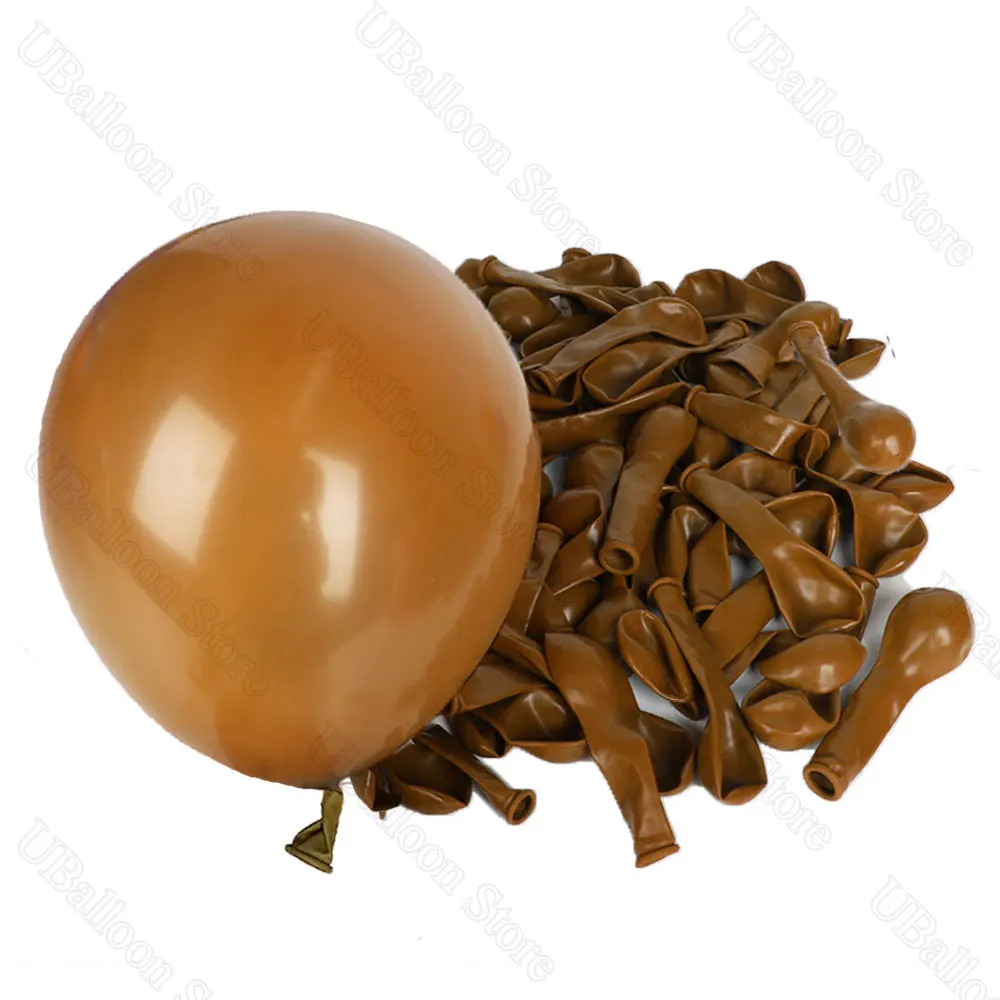 Коричневые латексные шары MicroPlush для нейтрального детского душа