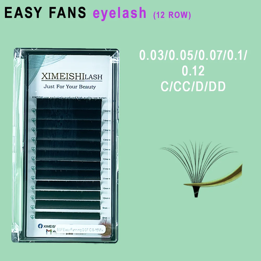 Фото XIMAYSH 0.03 0.05 0.07MM Наращивание ресниц Easy Fanning №1