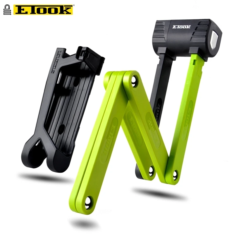 Etook Hot Sell Professinal Anti Theft Folding Foldable Steel Bicycle Lock for E Bike