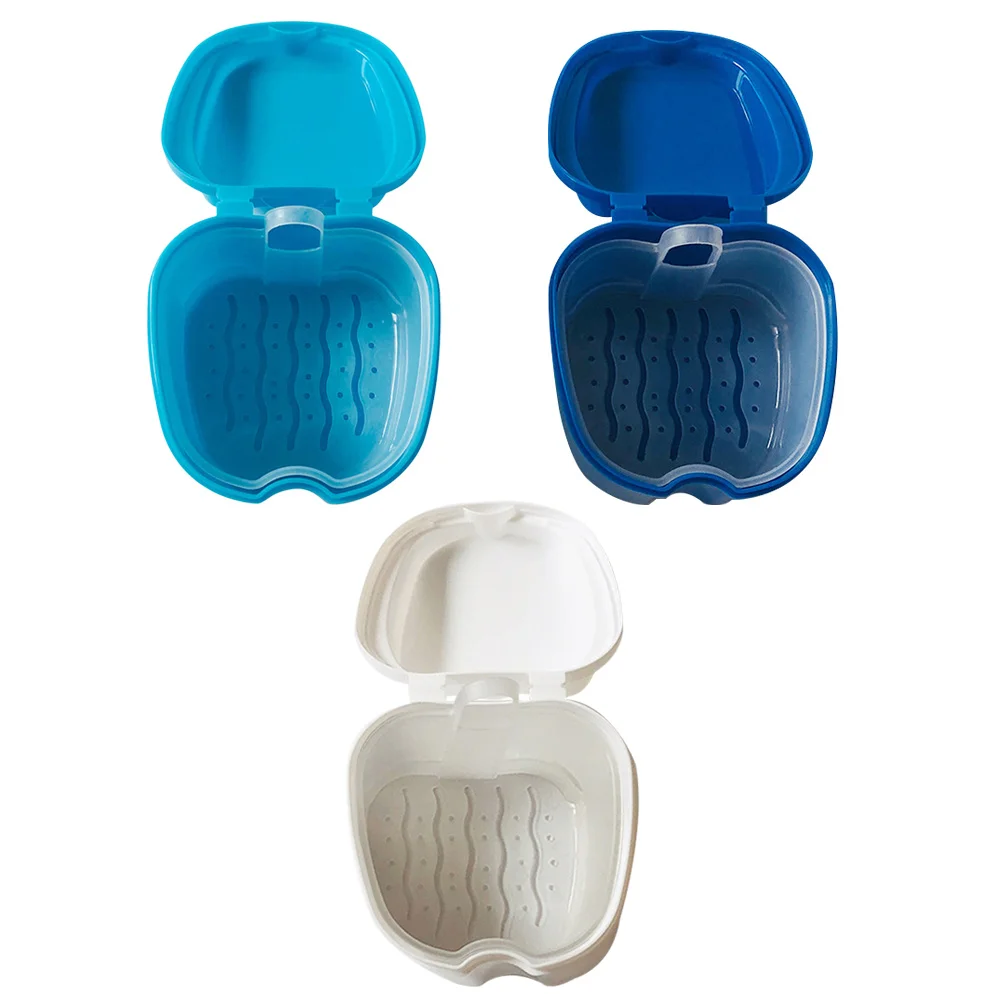 

Case Denture Box Retainer False Teeth Guard Mouth Container Holder Storage Portable Bathcleaning Soak Dentures Cup Cases