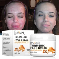 turmeric face whitening brighten cream repair acne lighten dark spots facial serum anti aging fade dark skin moisturizer cream
