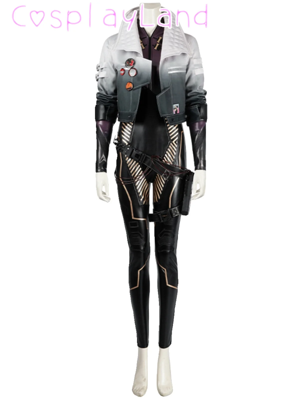 Костюм для косплея Song So Mi из игры панк 2077 модный пиджак комбинезоны полный