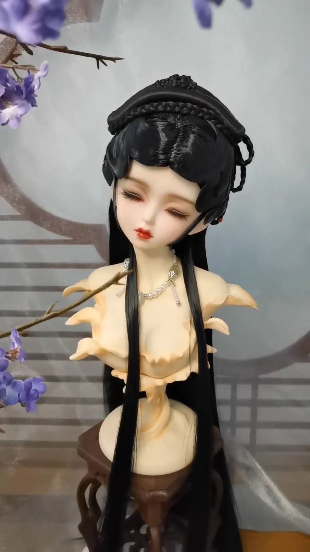1/6 1/4 1/3 шарнирный старинный парик для кукол аксессуары Hanfu Стайлинг волос Ретро