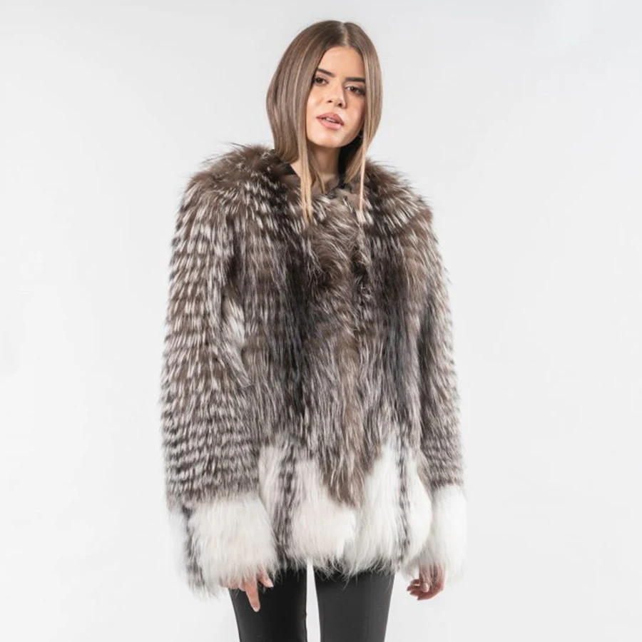 

Best Selling Fur Coat Women Natural Fur Jacket