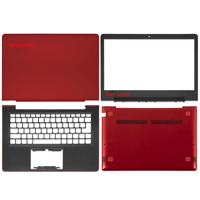 

NEW For Lenovo ideapad 510S-13 510S-13IKB 510S-13ISK Red Laptop LCD Back Cover/Front Bezel/Palmrest/Bottom Case Computer Case