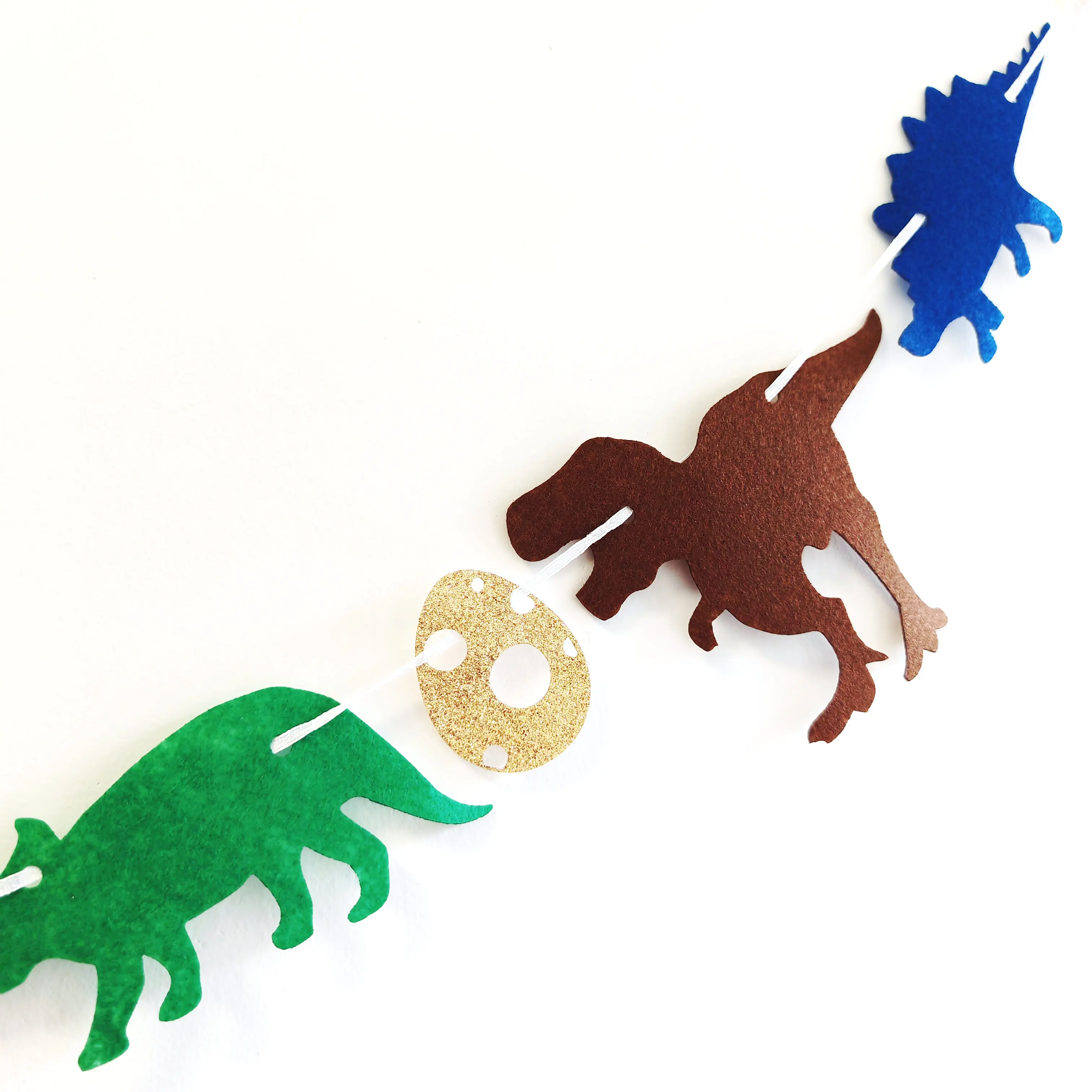 Яркий фетровый баннер в виде динозавра нетканое украшение для детской комнаты