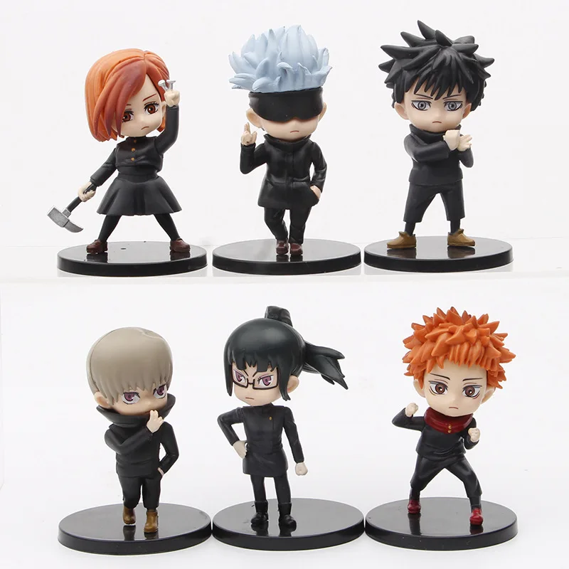 

6 шт./набор, игрушечные фигурки аниме juютсу кайсен, 10 см