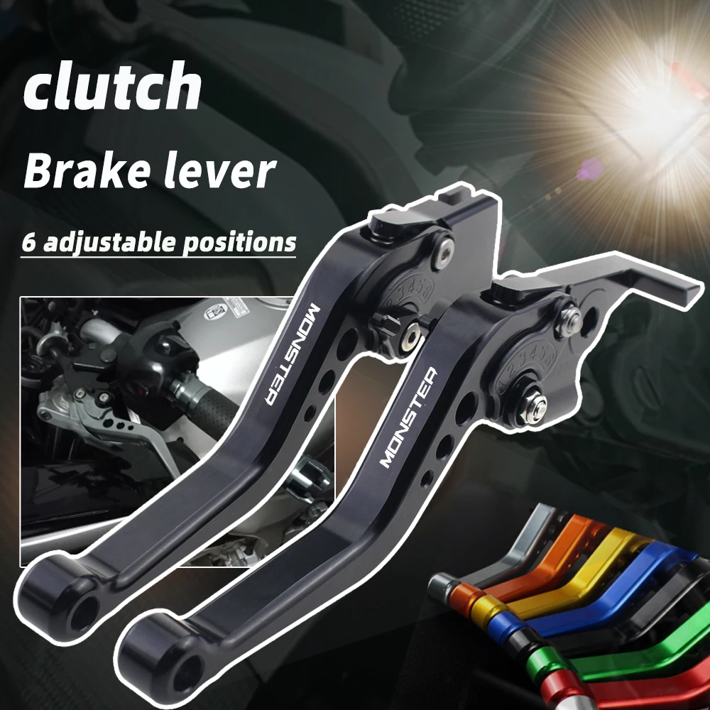 

Для Ducati monster ST2 M 400 600 620 750 919 796 696 M600 ST2 мотоциклетные Ручки Рычаг короткого тормоза рычага сцепления