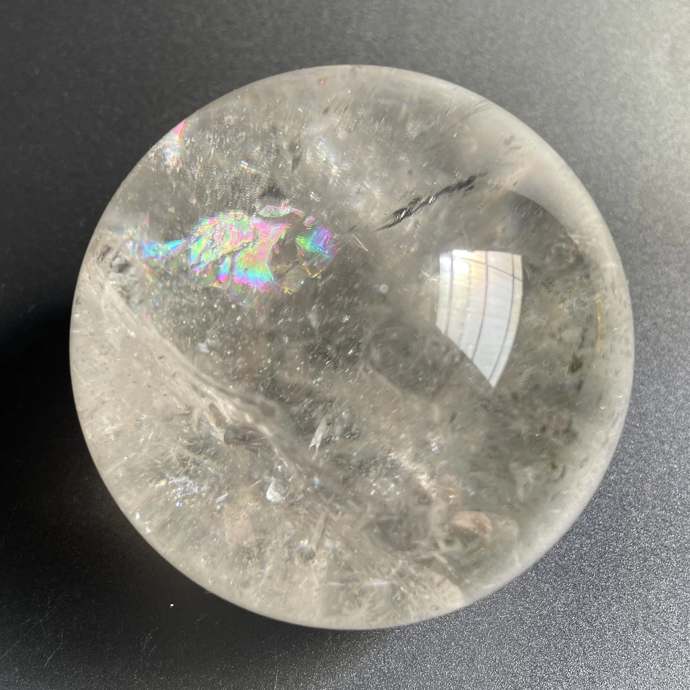 451 г натуральный камень зеленый фантомный шар полированный кварц Рейки целебный