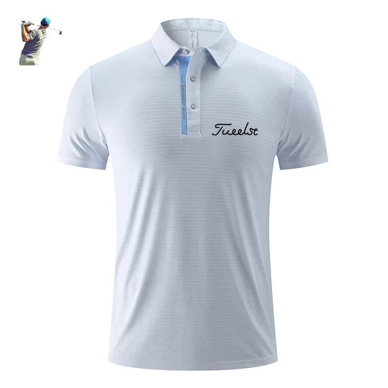 

Breathable Polo Shirt Golf Sports Quick-drying Business Short Sleeve Polo Shirt Men And Women Tennis Clothes