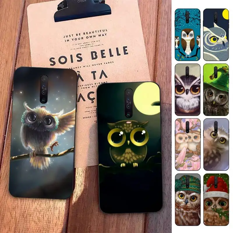 

Night Owl Phone Case for Redmi 5 6 7 8 9 A 5plus K20 4X S2 GO 6 K30 pro