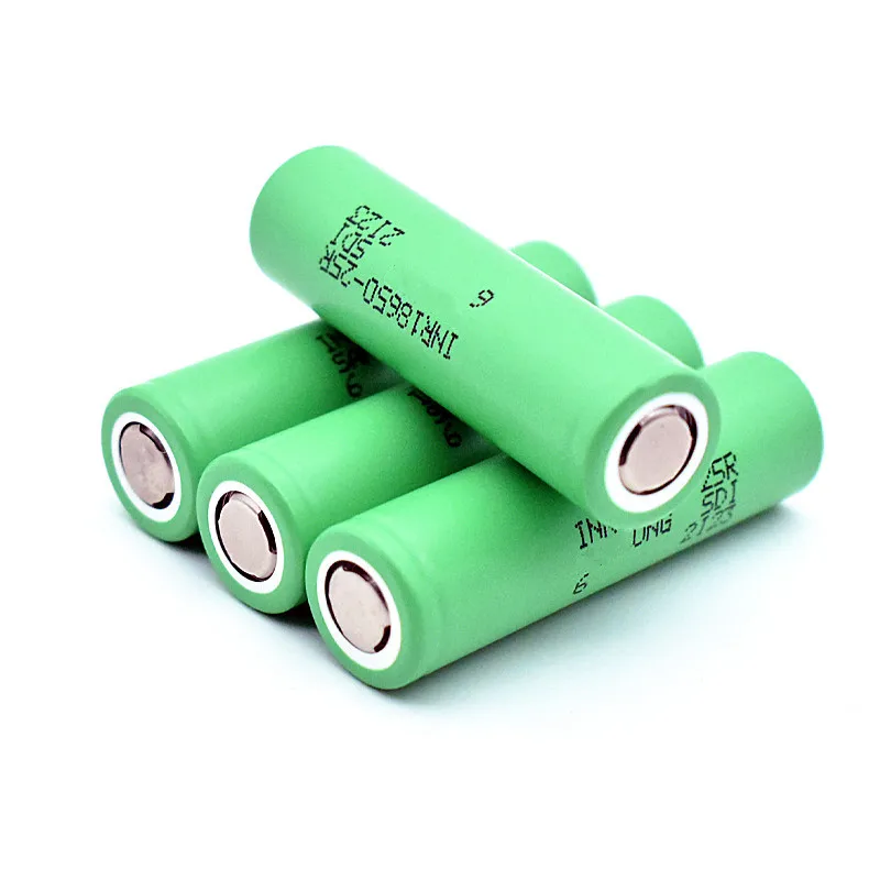 100% Original INR18650 25R 1865 2500Mah 3.7V 18650 Batterij Lithium Oplaadbare Batterijen Hoge Stroom Ontlading 20A Power Cell |