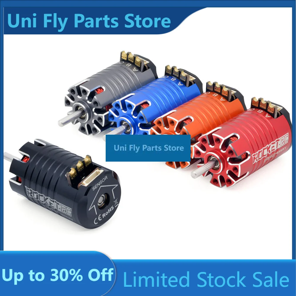 Фото Бесщеточный двигатель UniFlyROCKET-RC MINI 1525 с датчиками для миниатюрных радиоуправляемых машинок 1/28 и 1/24 (Mosquito Cars) №1