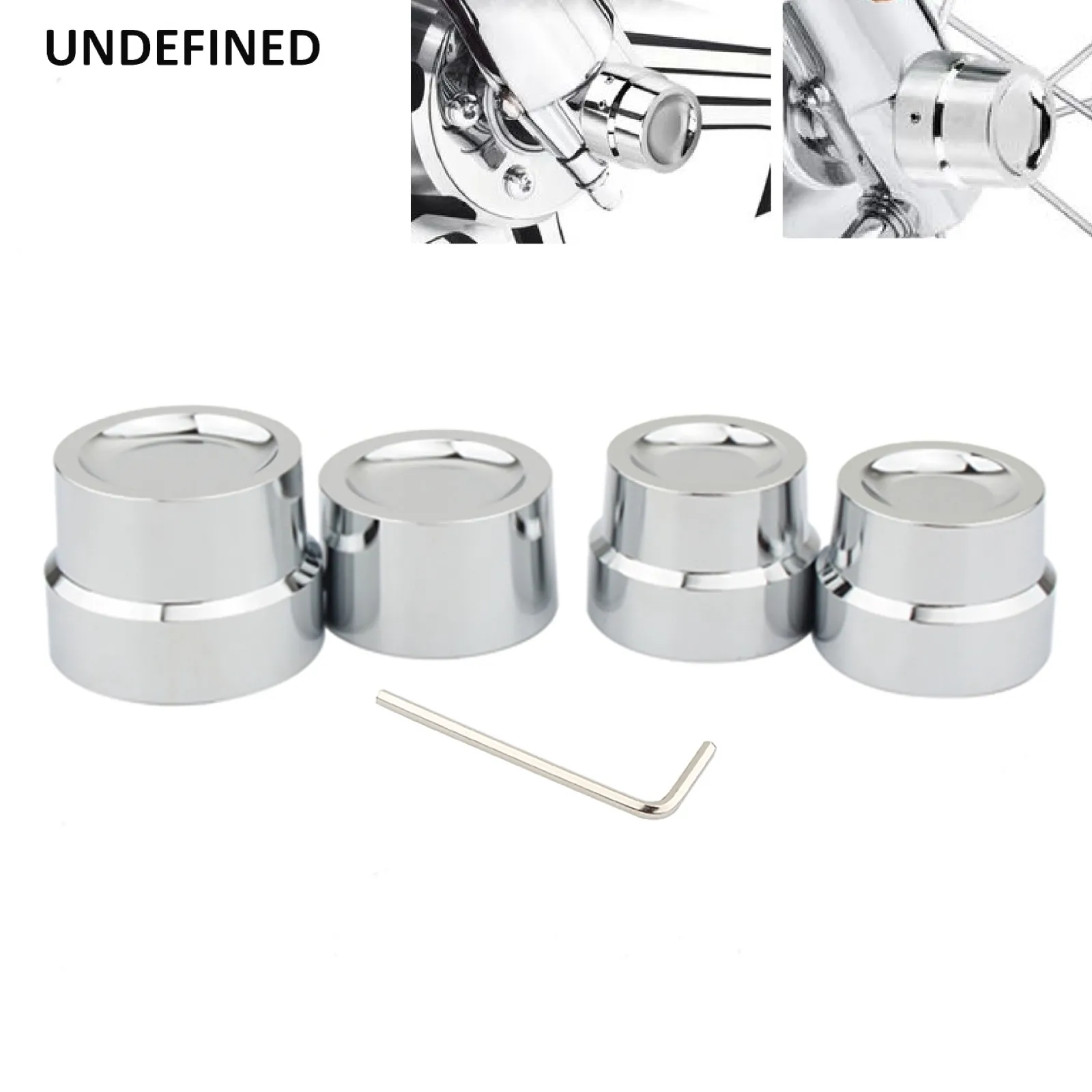 

CNC Chrome Front Rear Axle Nut Cover Cap Carving For Harley Sportster XL883 1200 Touring Road King Road Glide Softail Dyna V-Rod