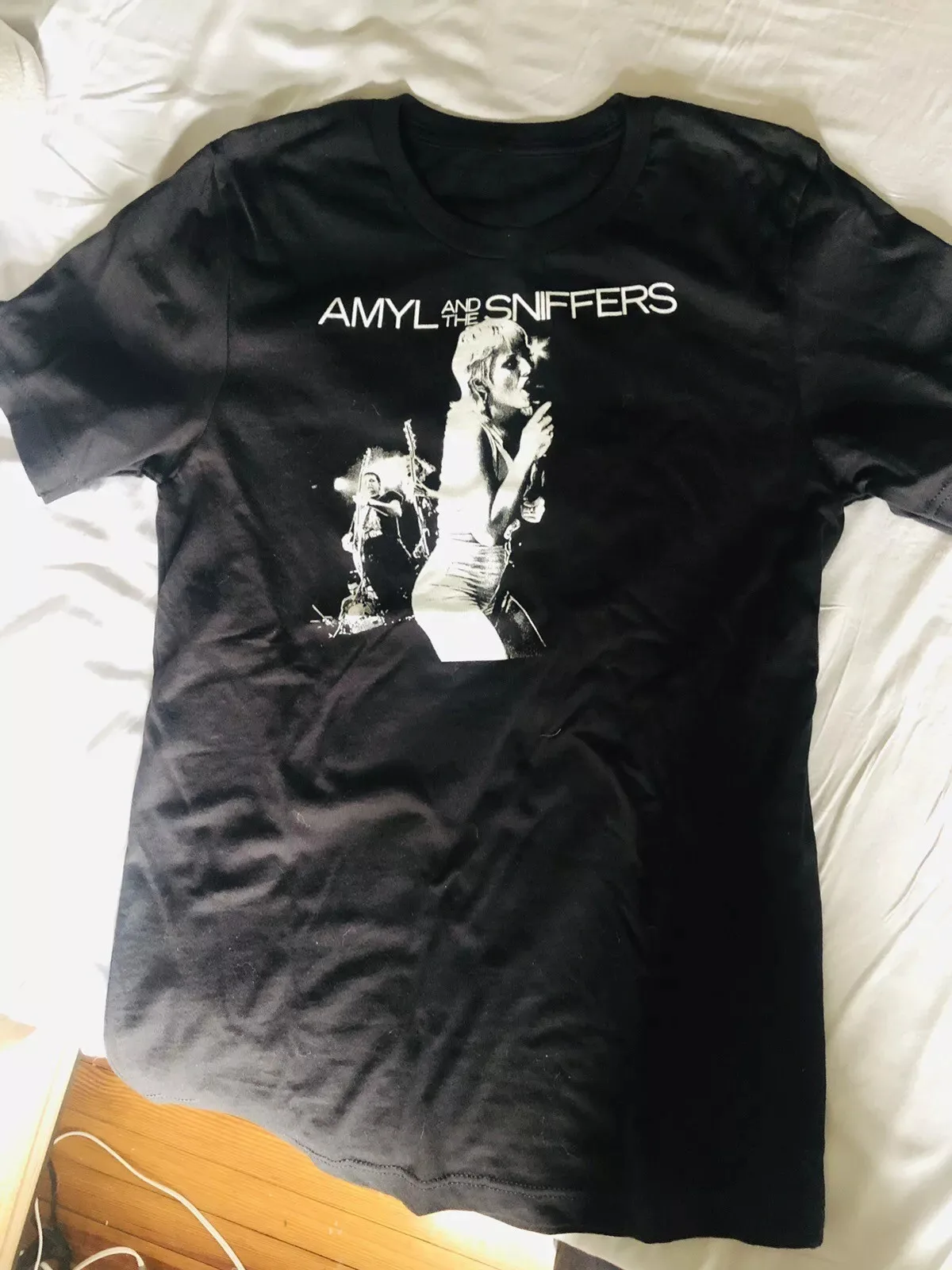 Новая популярная черная футболка Amyl and the Sniffers из хлопка MY71