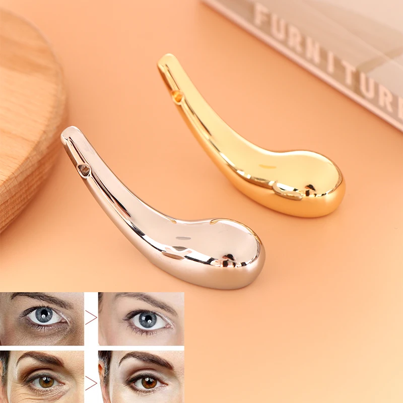 

Eye Cream Massager Eye Massage Stick Puffiness Relief Ergonomic Smooth Portable Safe Firming Zinc Alloy for Home