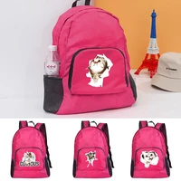 lightweight backpack women foldable ultralight outdoor folding backpack travel daypack bag cat pattern sports daypack