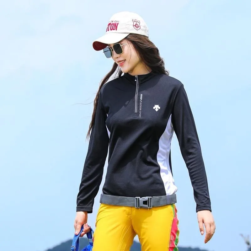 

Autumn Ladies Golf Clothing Long-sleeved T-shirt High Quality Quick-drying Breathable Women Golf Wear Sports Running Tennis Tees