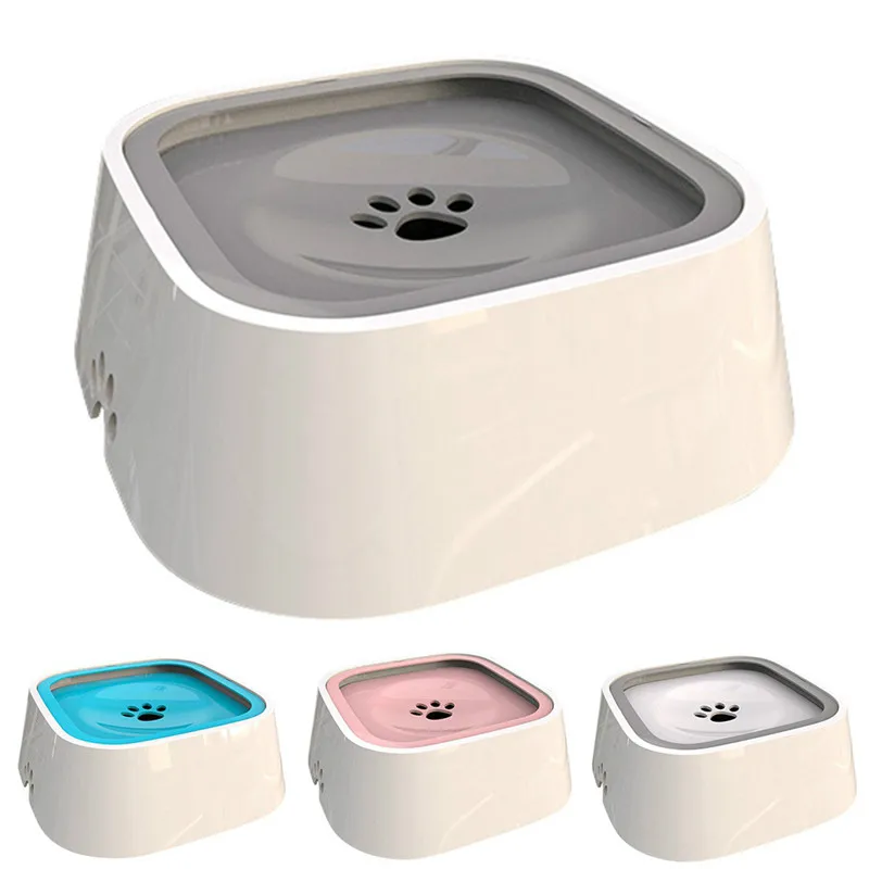 

Pet Dog Cat Bowl Floating Bowl Water Drinker Not Wet Mouth Splash Water Cat Bowl Not Sprinkler Water Dispenser Portable Dog Bowl