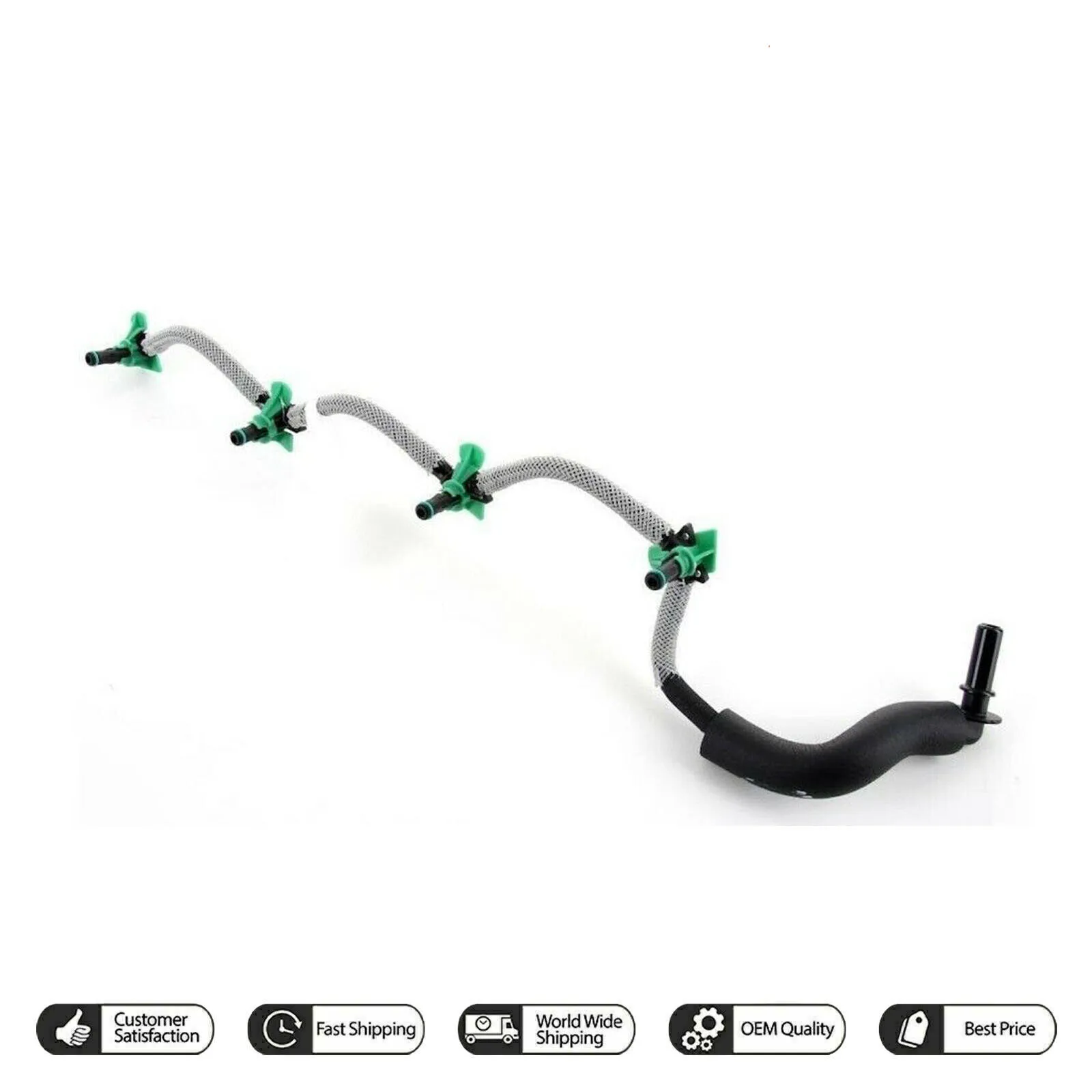 

Возвратная труба утечки топливной форсунки для Peugeot Citroen 1.4 1.6HDI 1574.JK,1574EN 9660777980 Топливная трубка, автомобильные аксессуары