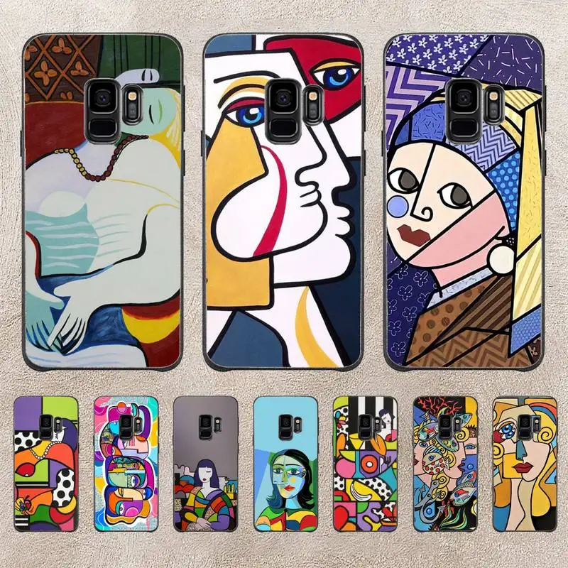 

Picasso Abstract Art Painting Phone Case For Samsung Galaxy J200 J2 Prime J2 Pro J6 2018 J250 J4 Plus J415 J5 Prime J7