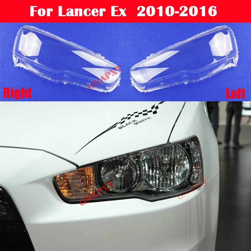 New Headlamp Caps For Mitsubishi Lancer Ex 2010-2016 Car Front Headlight Lens Shell Head Light Cover Lampshade Lamp Glass Case