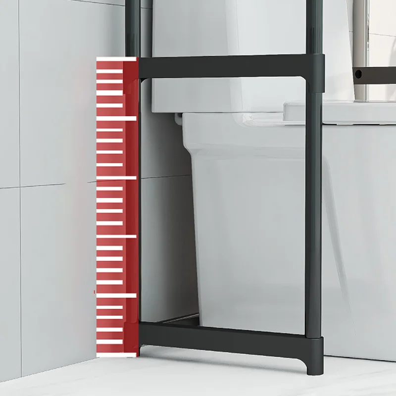 Стеллаж для хранения в туалете без перфорации многослойная компактная полка