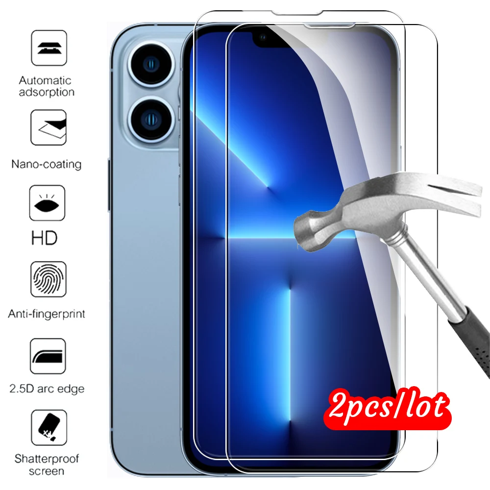 

Закаленное стекло для iphone13 pro max, Защитное стекло для iphone 13 pro max 13 mini 13 mini 13pro, защитная пленка для экрана