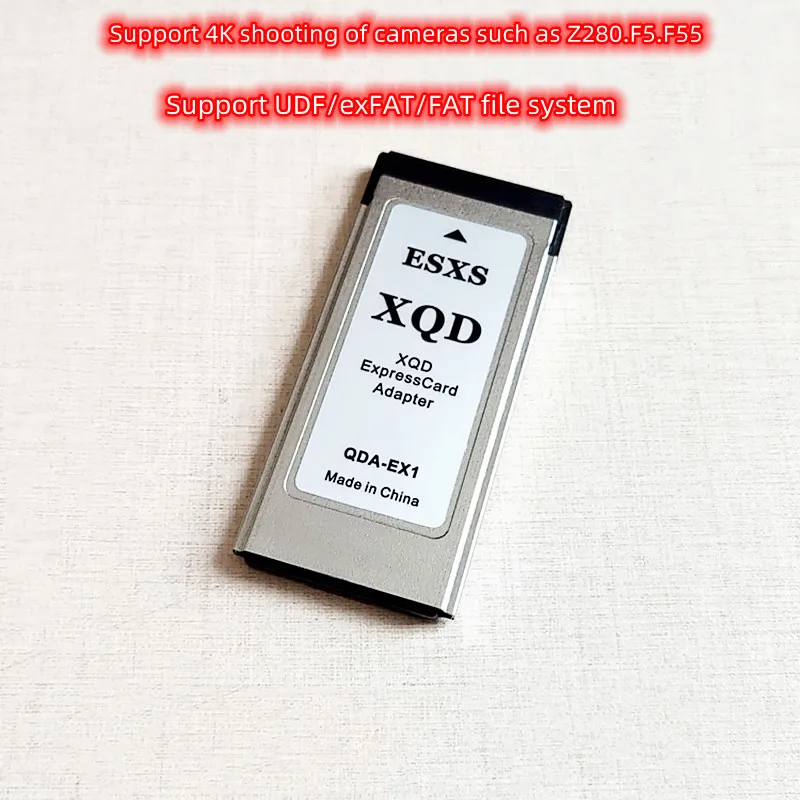 Z280 EX280 XQD To SXS Card Sleeve Card Tray Adapter QDA-EX1 4K Memory Card For SONY