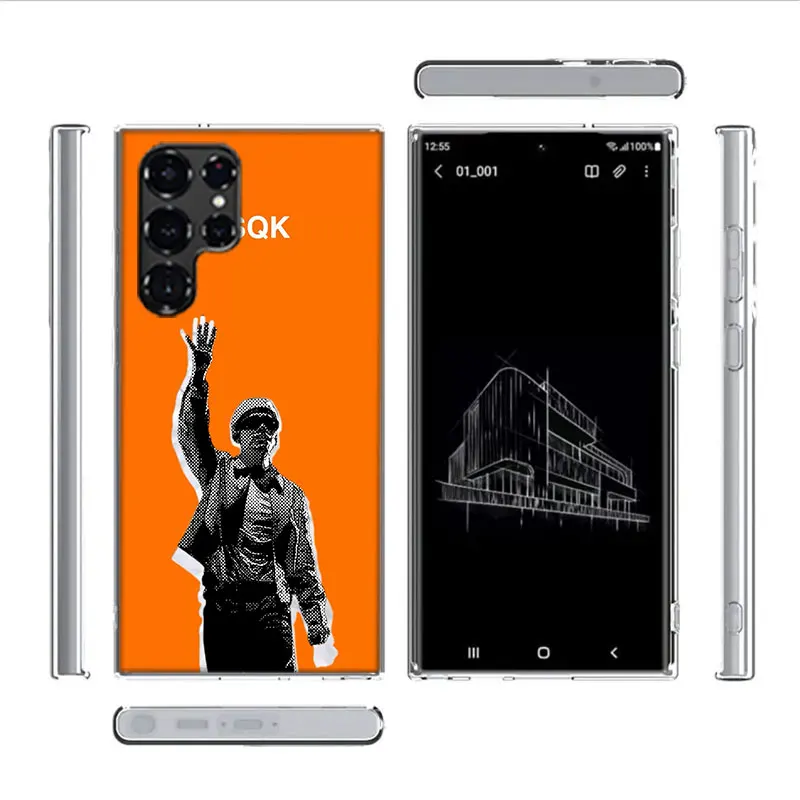 Фото Чехол для телефона ATP Album от Nsqk Capa для Samsung S26 Ultra S25 Edge Galaxy S23 S21 S20 S24 FE S22 S10 Plus, прозрачный чехол из ТПУ №3