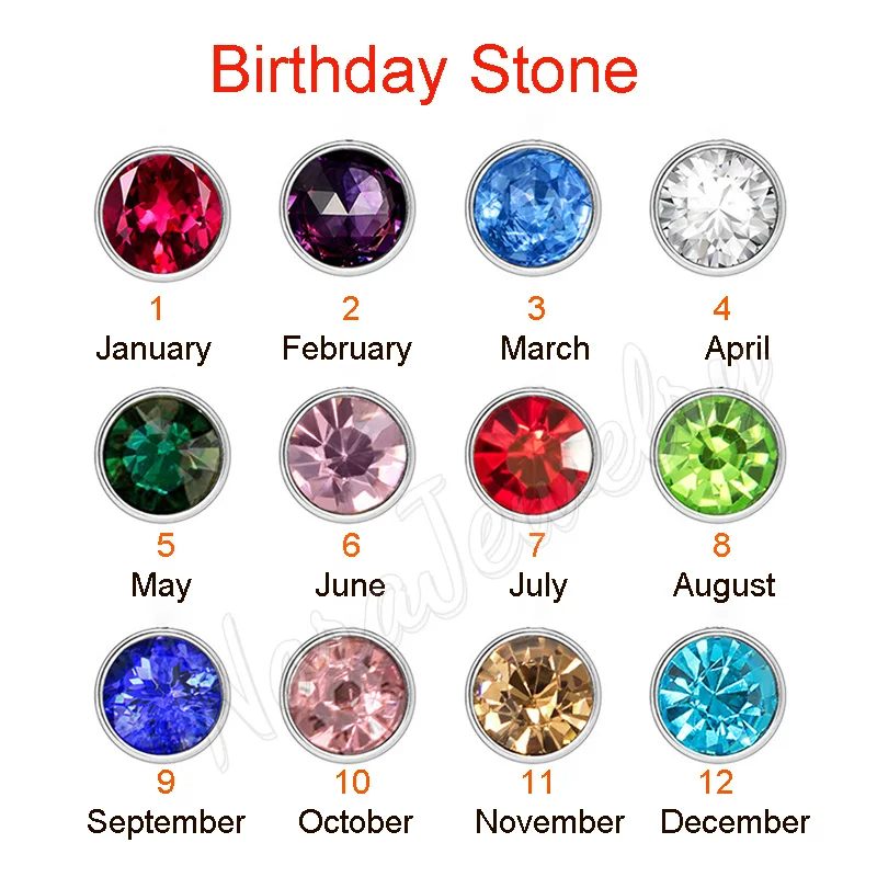 NORAJewelry Customized Infinity Name Necklace Birthstone Frosted Names Necklace Pendant Stainless Steel Choker For Woman Jewelry