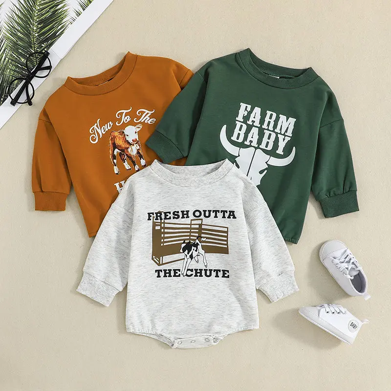 

Новинка, Летний комбинезон Laura Kors для новорожденных мальчиков, Милые серые и зеленые комбинезоны с длинным рукавом и круглым вырезом, одежда...