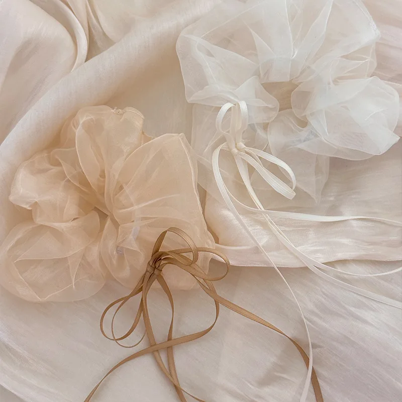 Резинка для волос женщин и девушек большие резинки эластичные Корейская лента с